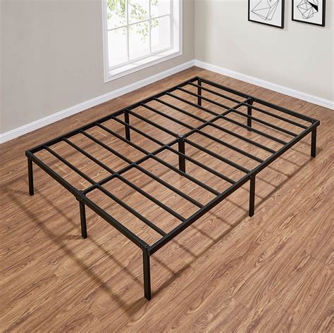 Zinus 12" Wen Wood Platform Bed Frame, Cherry, Full. . Walmart platform bed frame